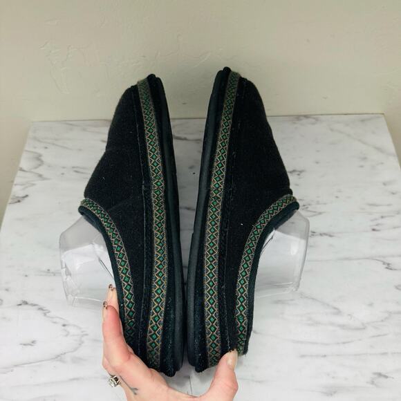 Acorn Black Felt Slippers Men’s Size 11 - Picture 6 of 10